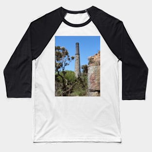 Derelict Tin Mine Baseball T-Shirt